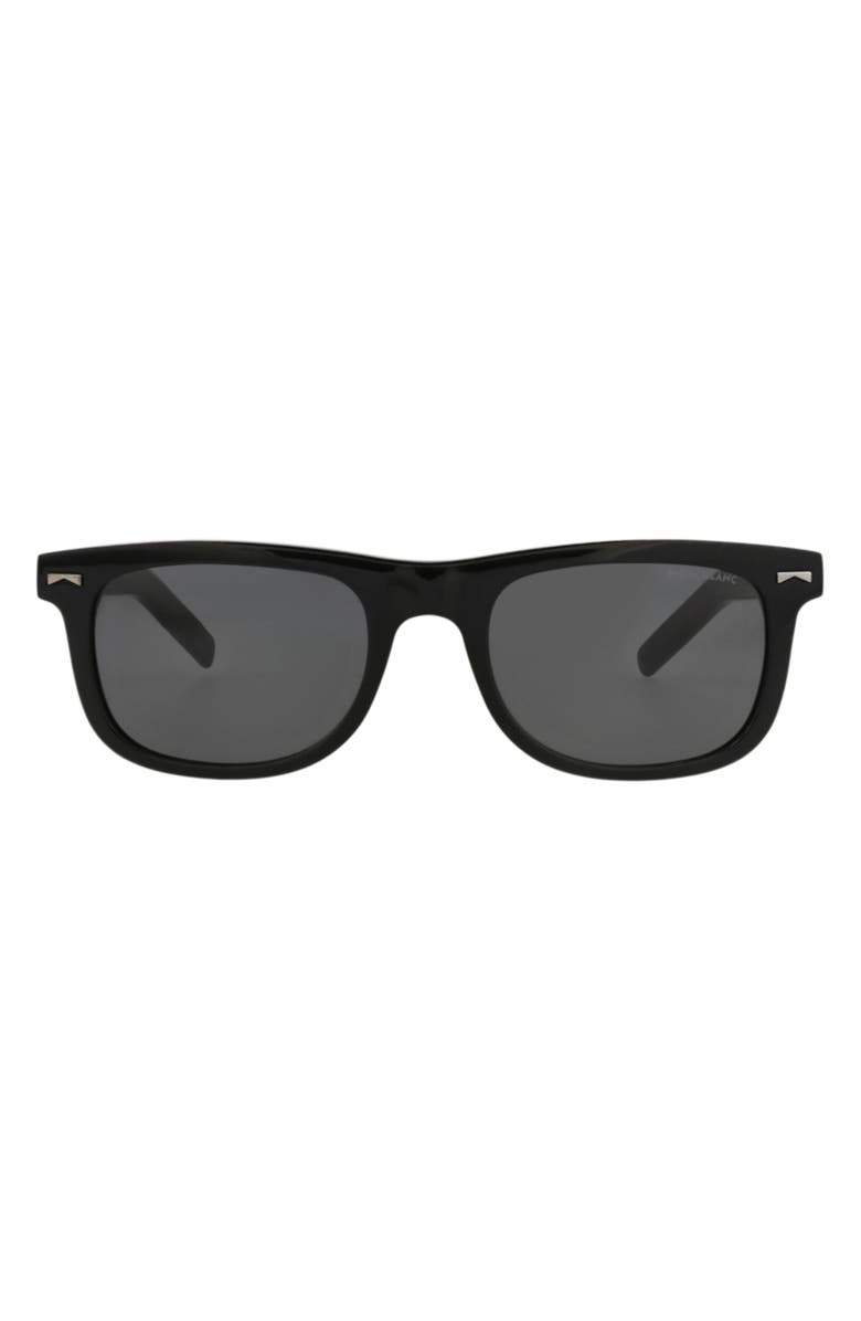 Montblanc 53mm Square Sunglasses, Main, color, 