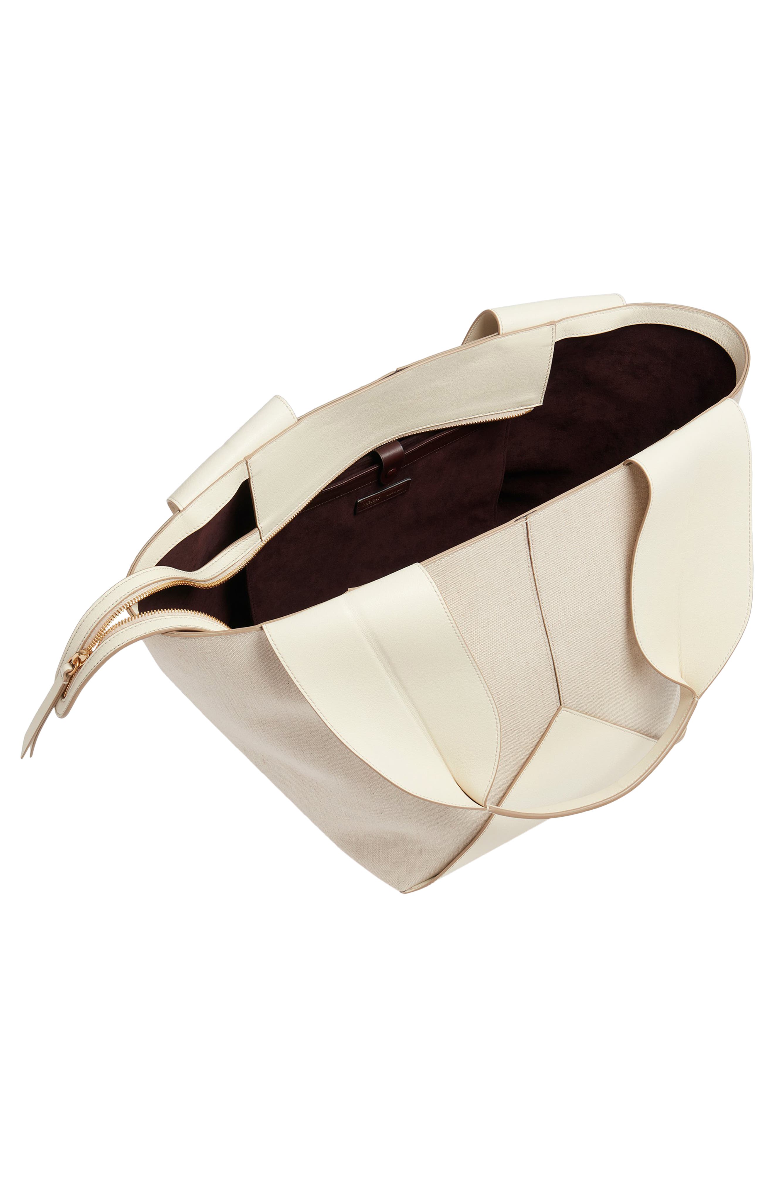 Métier London Market Canvas & Leather Tote, Alternate, color, 