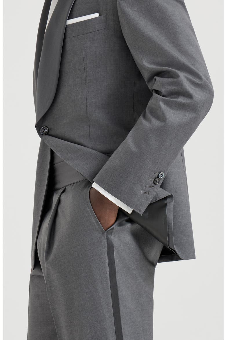 Tuxedo with shawl lapel, Alternate, color, Grey