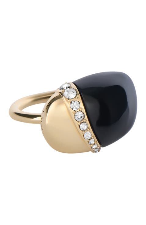 Organic Ring in Lacquered Brass