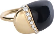 Balmain Organic Ring in Lacquered Brass