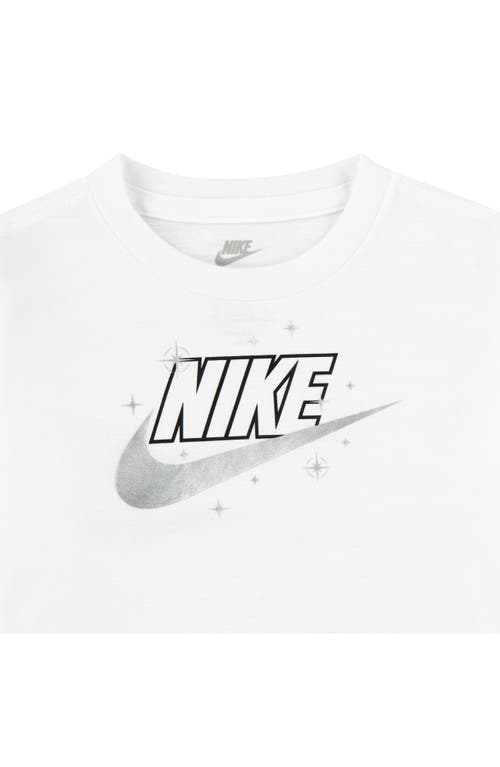 Nike Kids' Colorblock Puffer Vest, Logo T-shirt & Fleece Joggers Set In Black