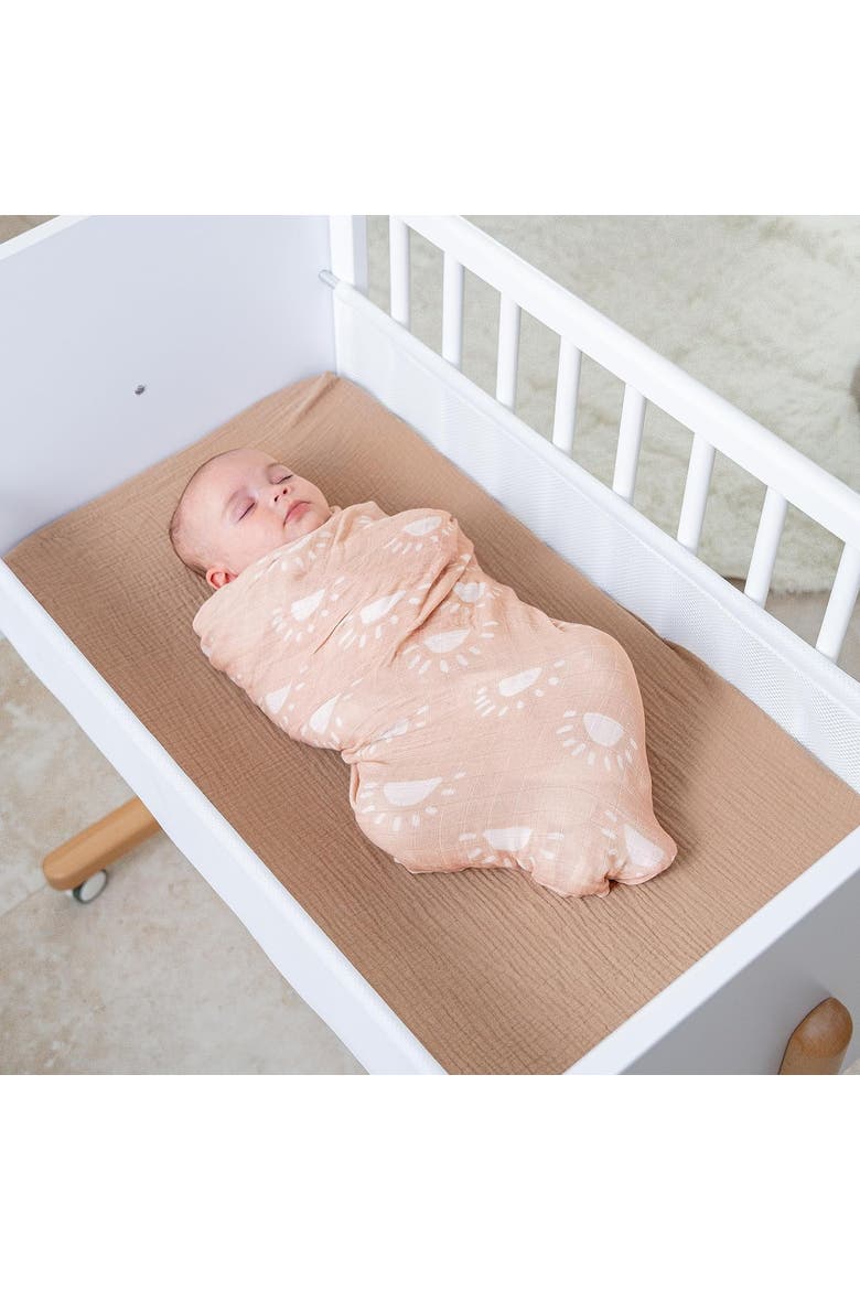 Muslin Swaddle Blanket, 2 Pack, Alternate, color, Sun & Rainbow