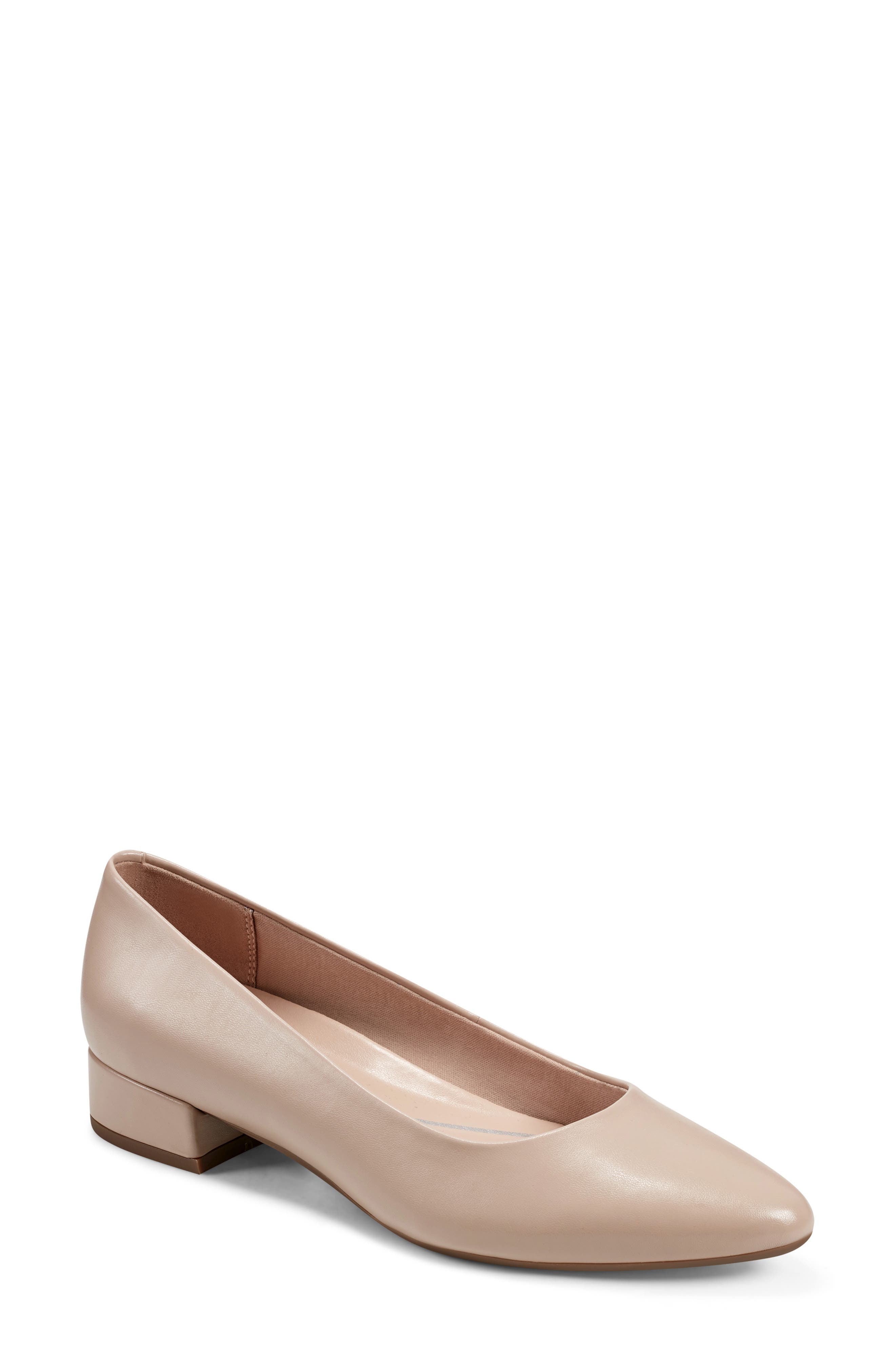 Carey Pointy Toe Pump, Main, color, LIGHT NATURAL