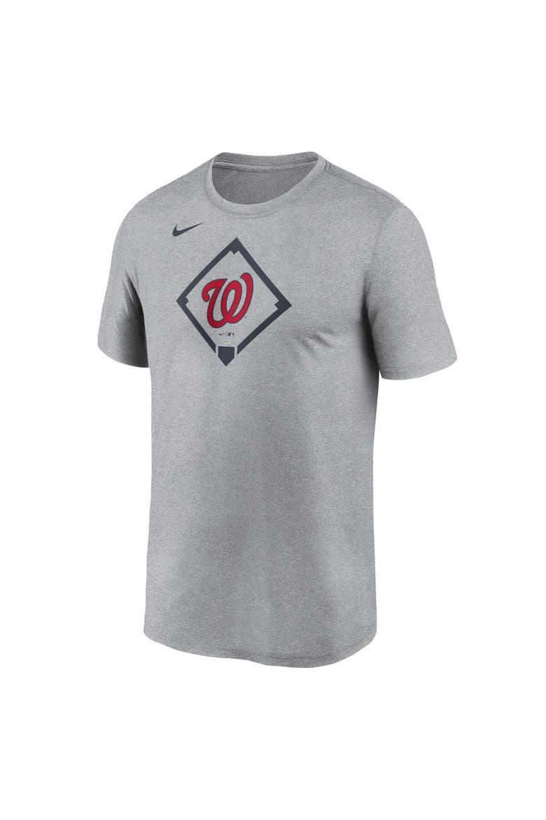 Men's Nike Heather Gray Washington Nationals Icon Legend Performance T-Shirt, Alternate, color, Heather Gray