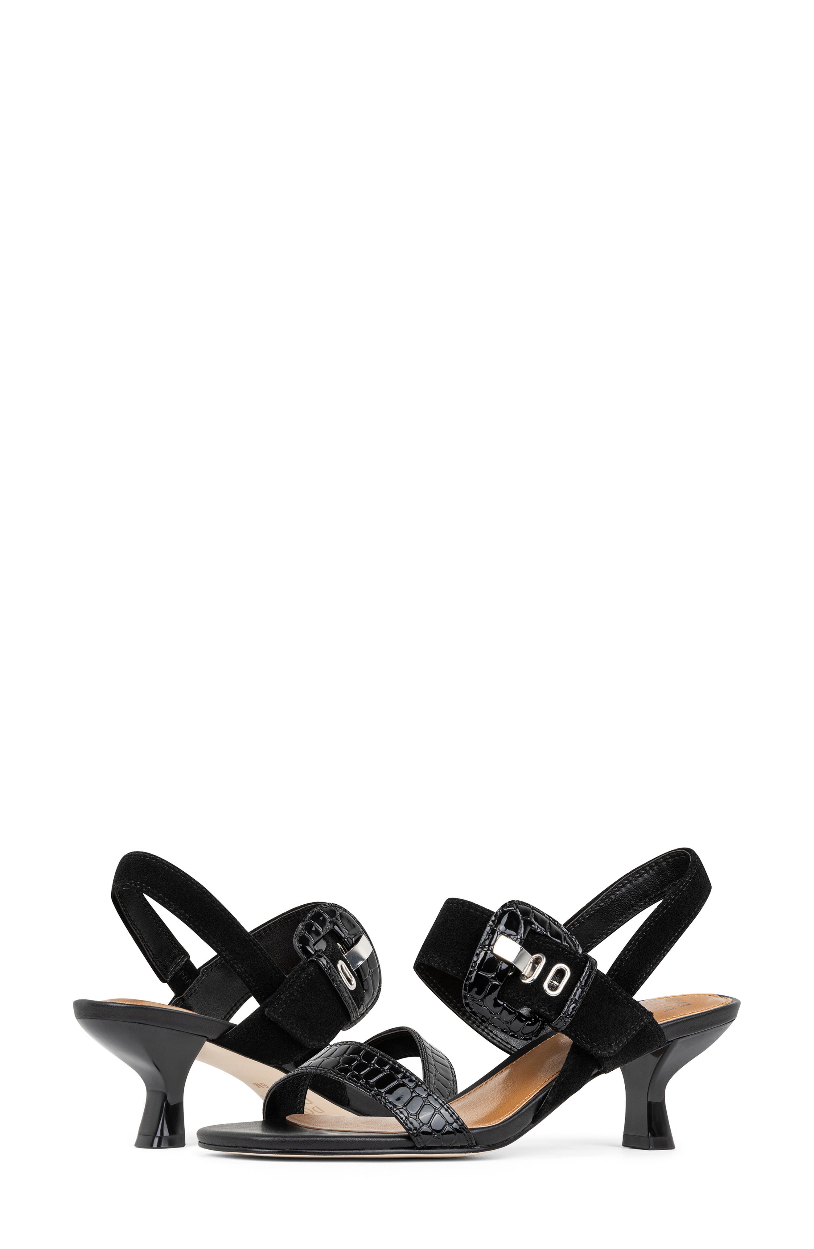 Donald Pliner Big Buckle Slingback Sandal, Alternate, color, 