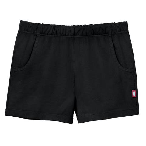 Girls Soft 100% Cotton UPF 50+ Jersey Pocket Shorts
