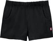 CITY THREADS Girls Soft 100% Cotton UPF 50+ Jersey Pocket Shorts