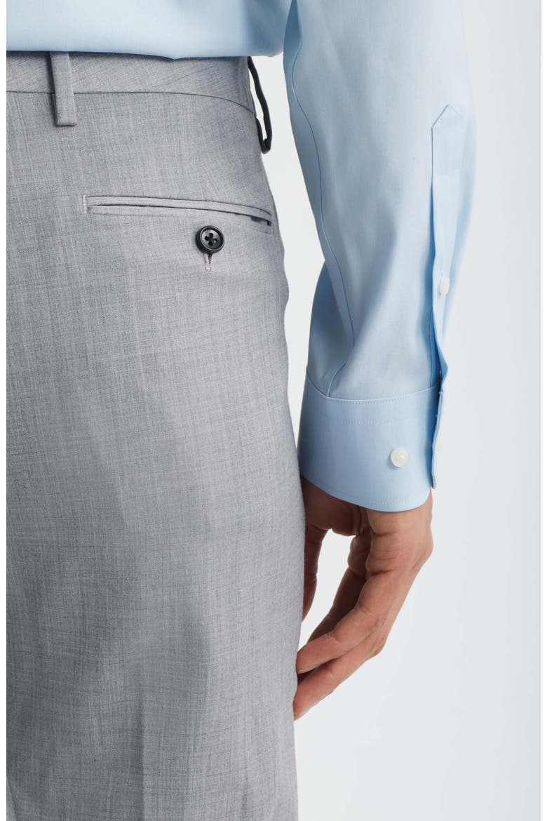 Jetsetter Athletic Fit Stretch Wool Suit Pants, Alternate, color, LIGHT GREY