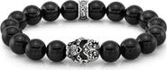 Room101 Filigree Skull Bead Bracelet