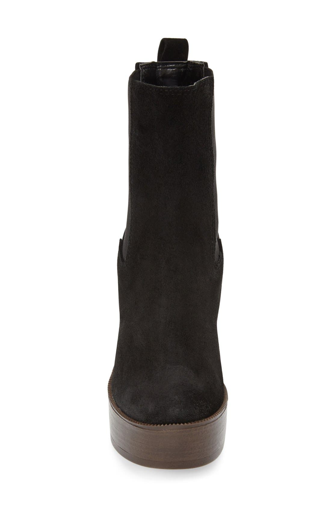 Topshop 'Holly 70s' Platform Boot, Alternate, color, 