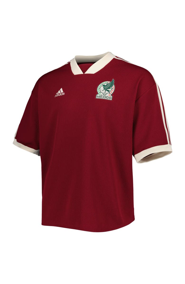 adidas Men's adidas Burgundy Mexico National Team Icon Jersey, Alternate, color,
