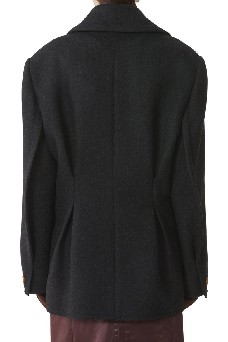 Wool Peacoat, Alternate, color, Anthracite