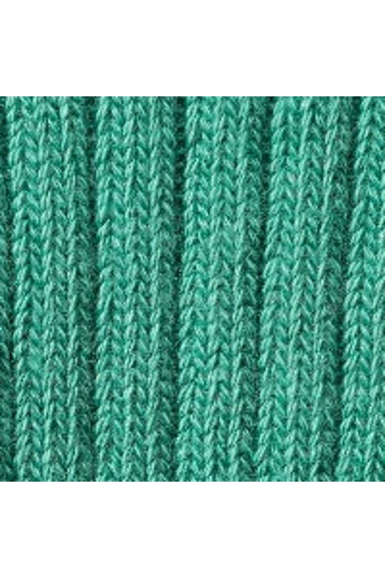 Duck Logo Ribbed Crew Socks, Alternate, color, Plain Mint