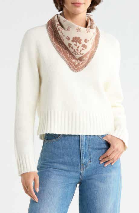 Whipstitch Bandana Triangle Scarf