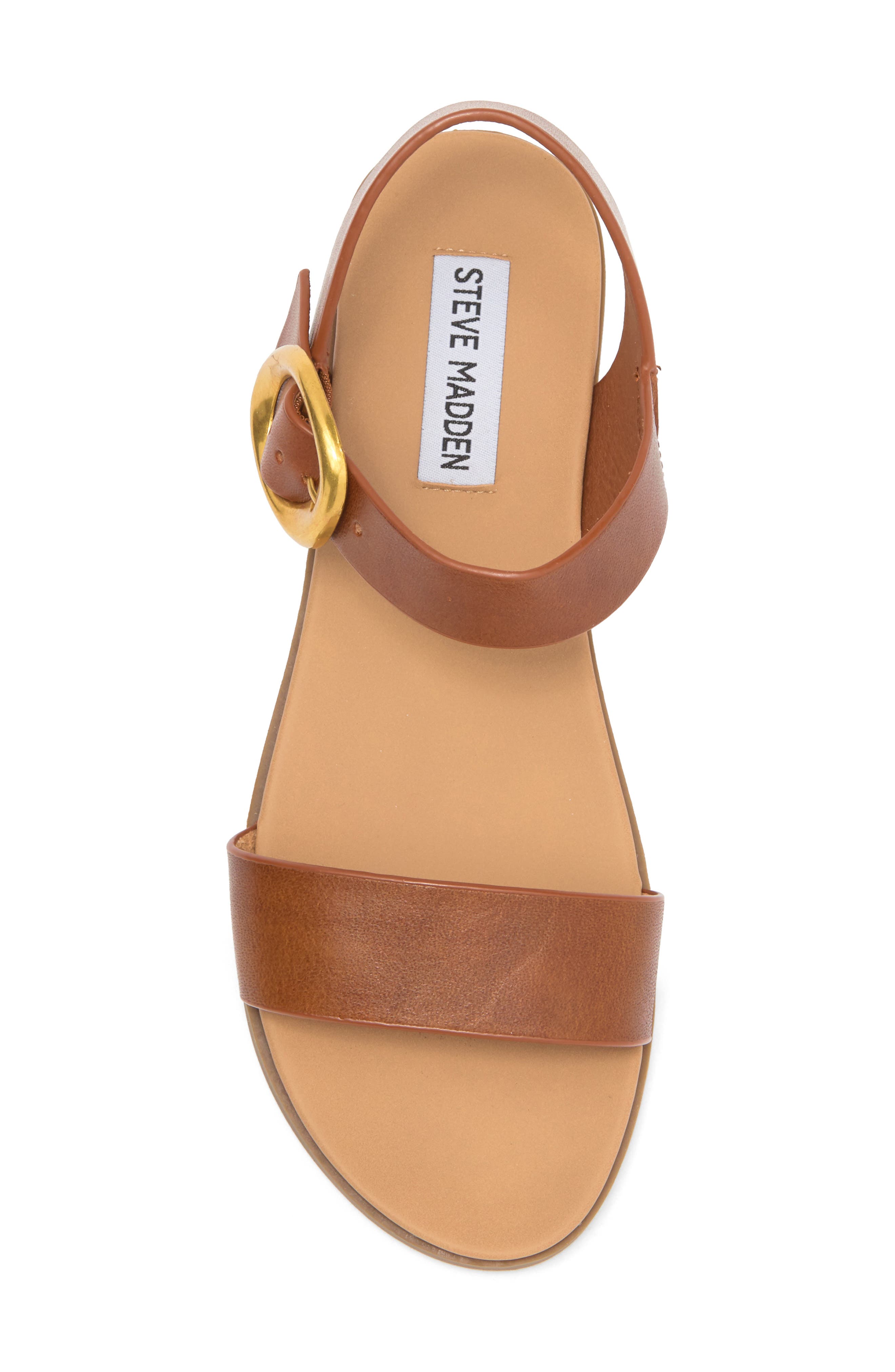Tacee Sandal, Alternate, color, COGNAC LEATHER