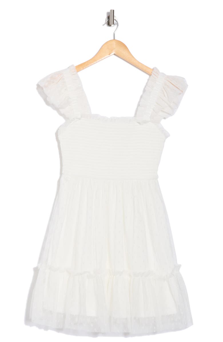 Ruffle Dot Minidress