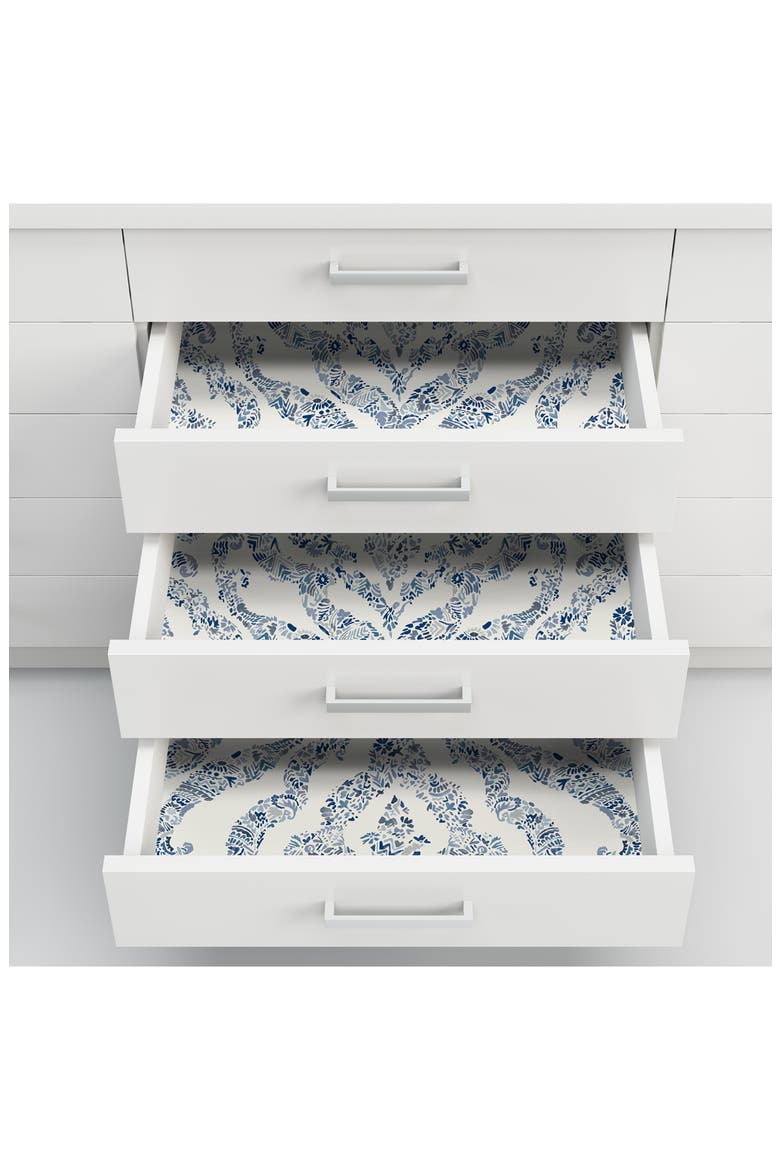 Blue Guildford Peel & Stick Wallpaper, Alternate, color, BLUE