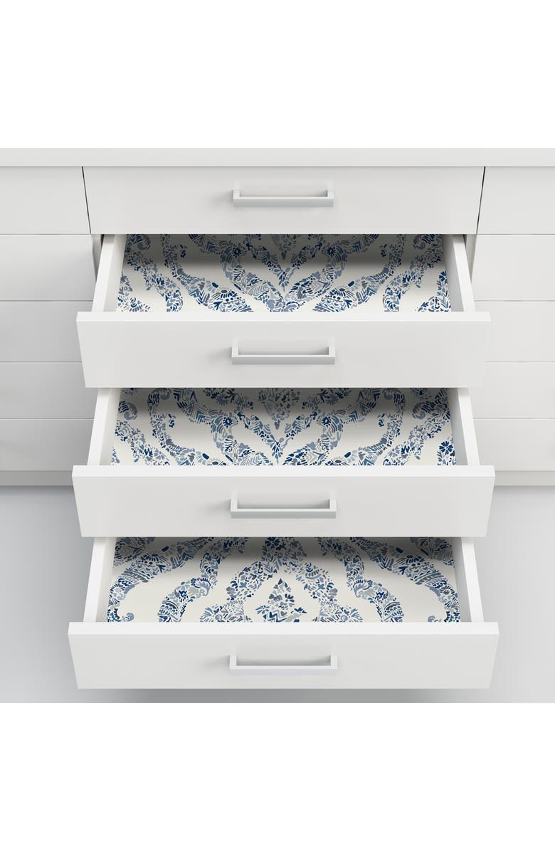 Wallpops Blue Guildford Peel & Stick Wallpaper, Alternate, color, Blue