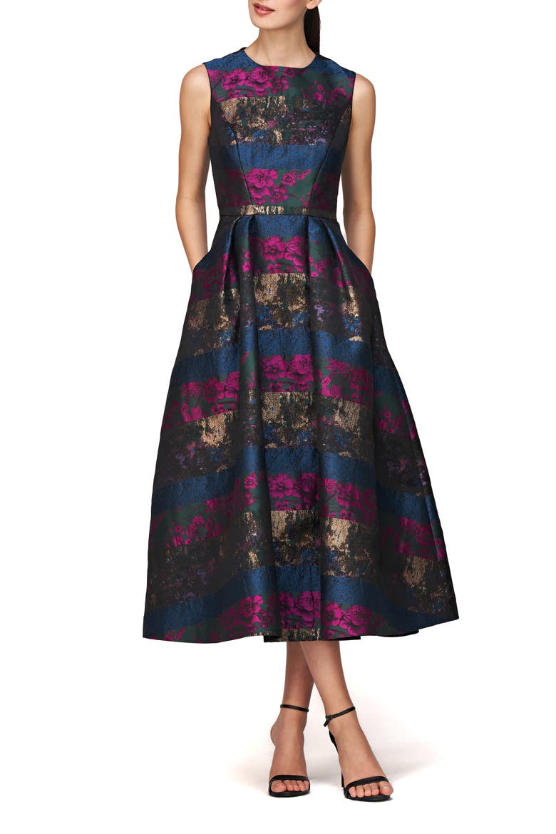 Faye Jacquard Fit & Flare Dress (Women) | Nordstrom