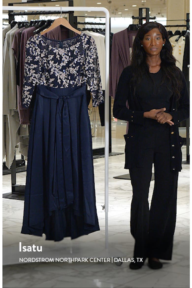 Embroidered Beaded High-Low Gown video