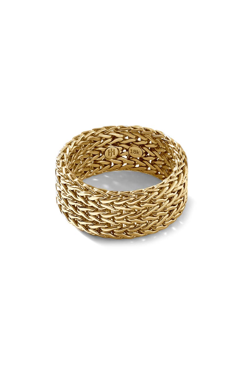 Rata Chain Ring, Wide, 9mm, Main, color, GOLD