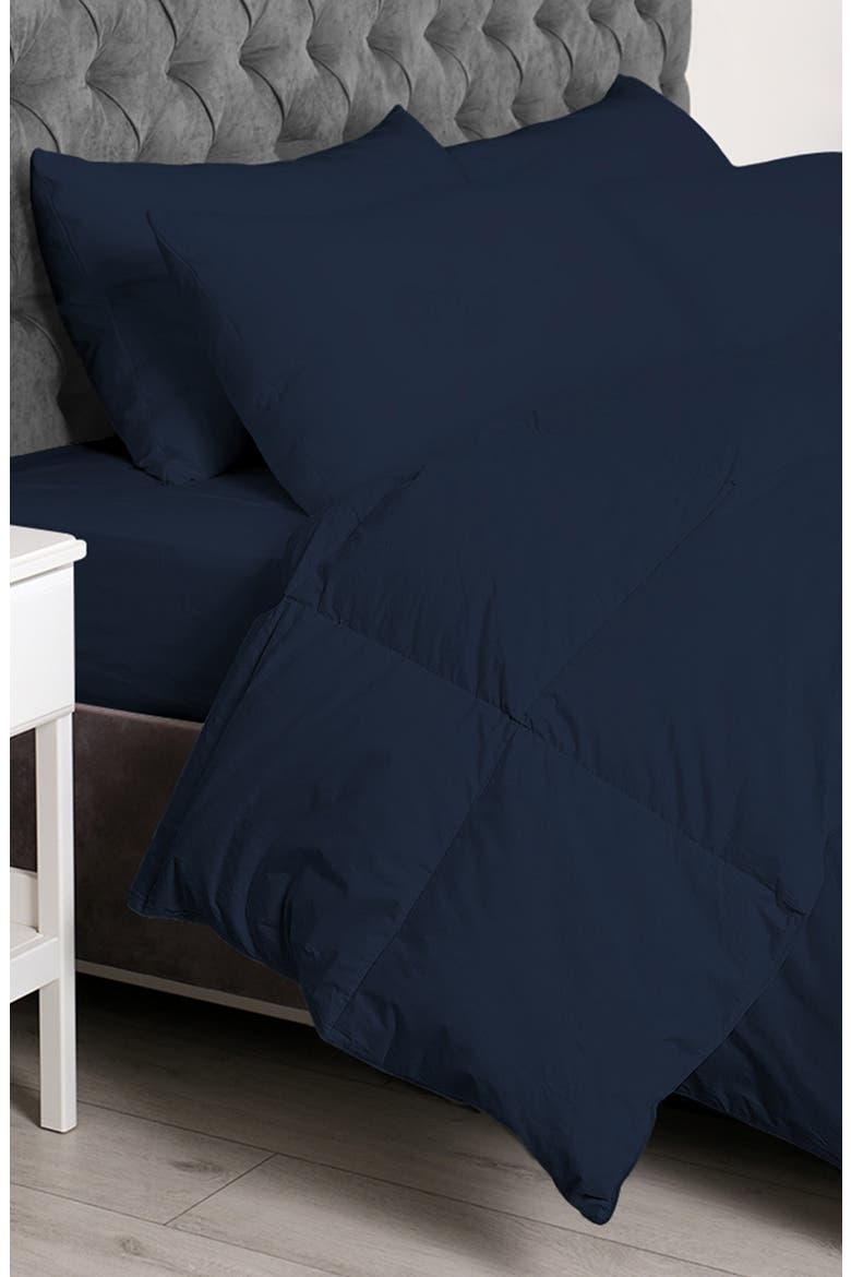 Microfiber 6-Piece Comforter Set, Main, color, NAVY