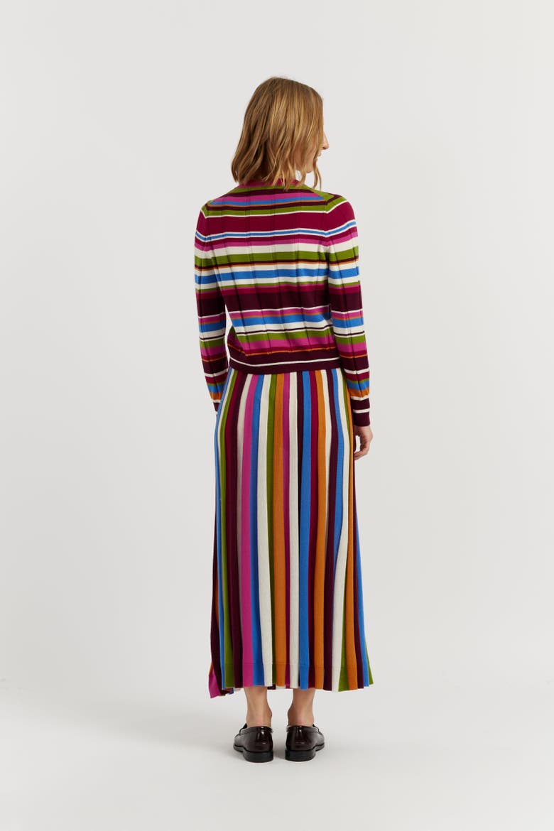 Merino Stripe Sweater, Alternate, color, Multi