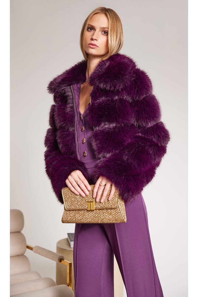 Camilo Crepe Jumpsuit, Alternate, color, Purple