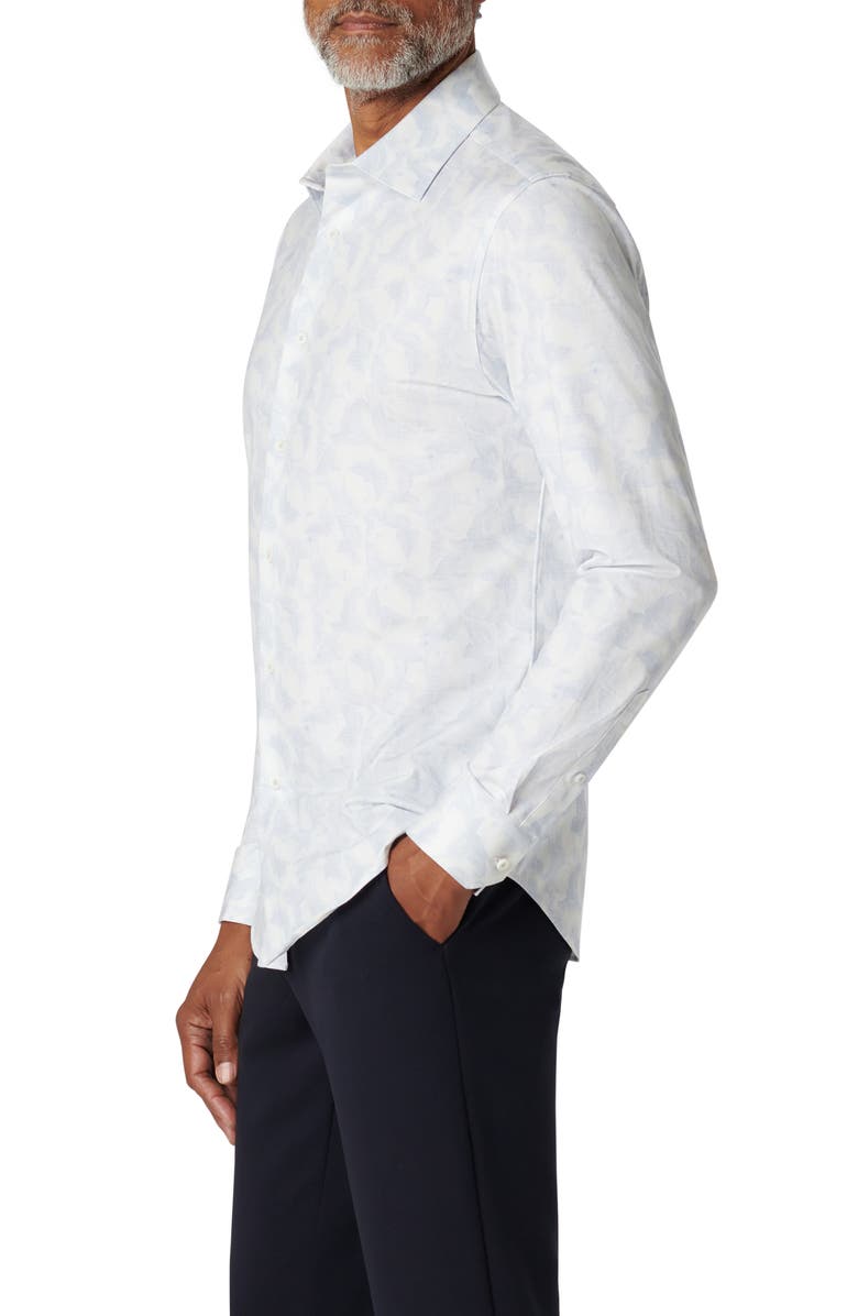 Bugatchi James OoohCotton<sup>®</sup> Abstract Print Button-Up Shirt, Alternate, color, 