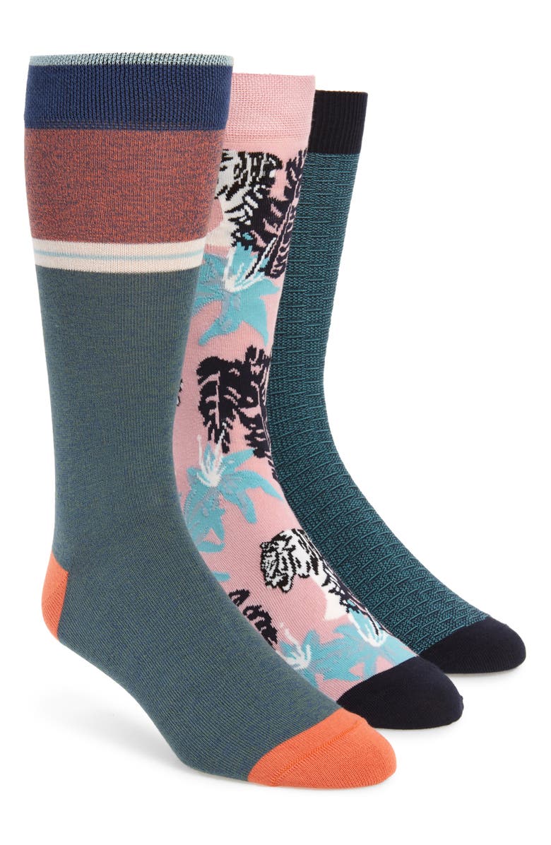 Ted Baker London 3-Pack Socks, Main, color, 