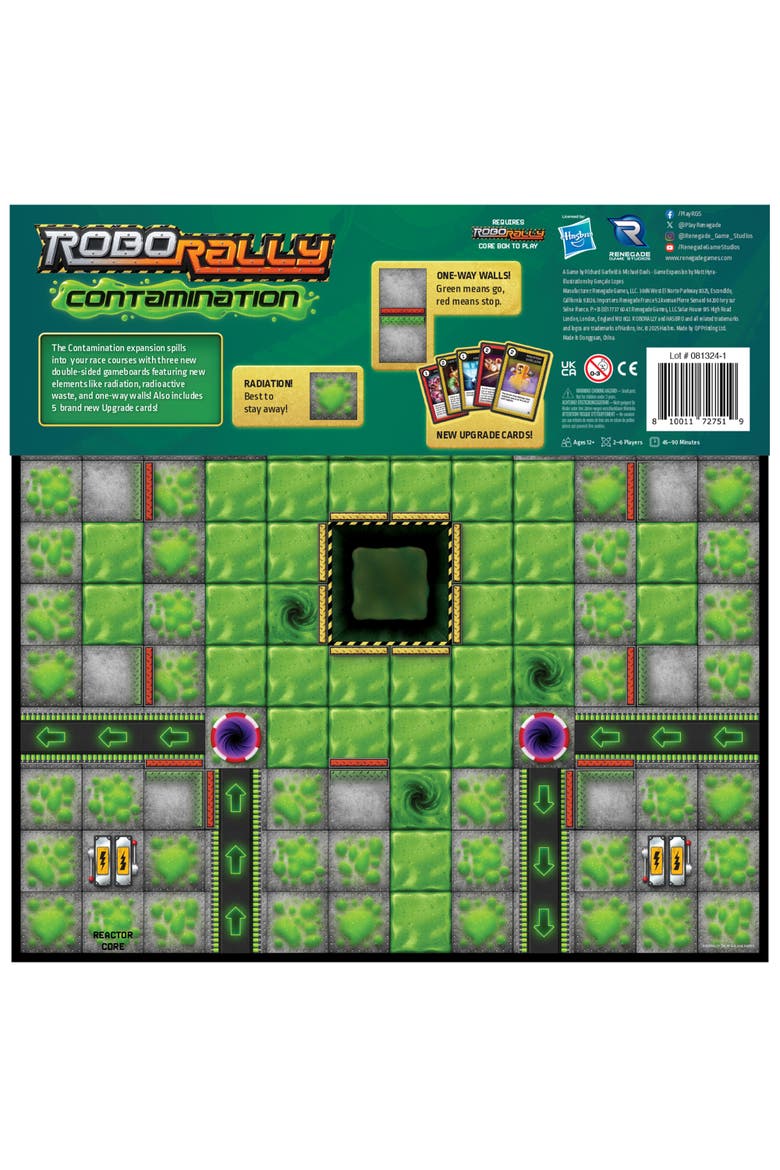 Robo Rally Contamination Expansion 12+, Alternate, color, Multicolored