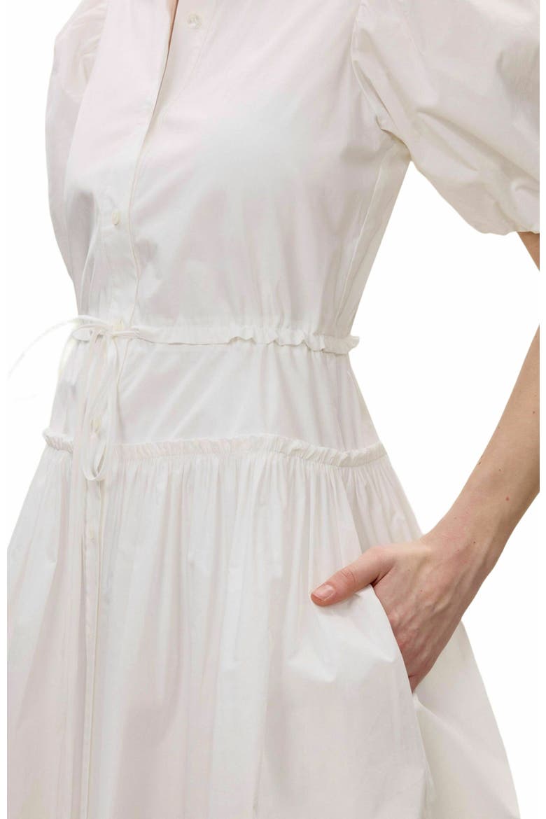 Yara Shirt Dress, Alternate, color, MILK