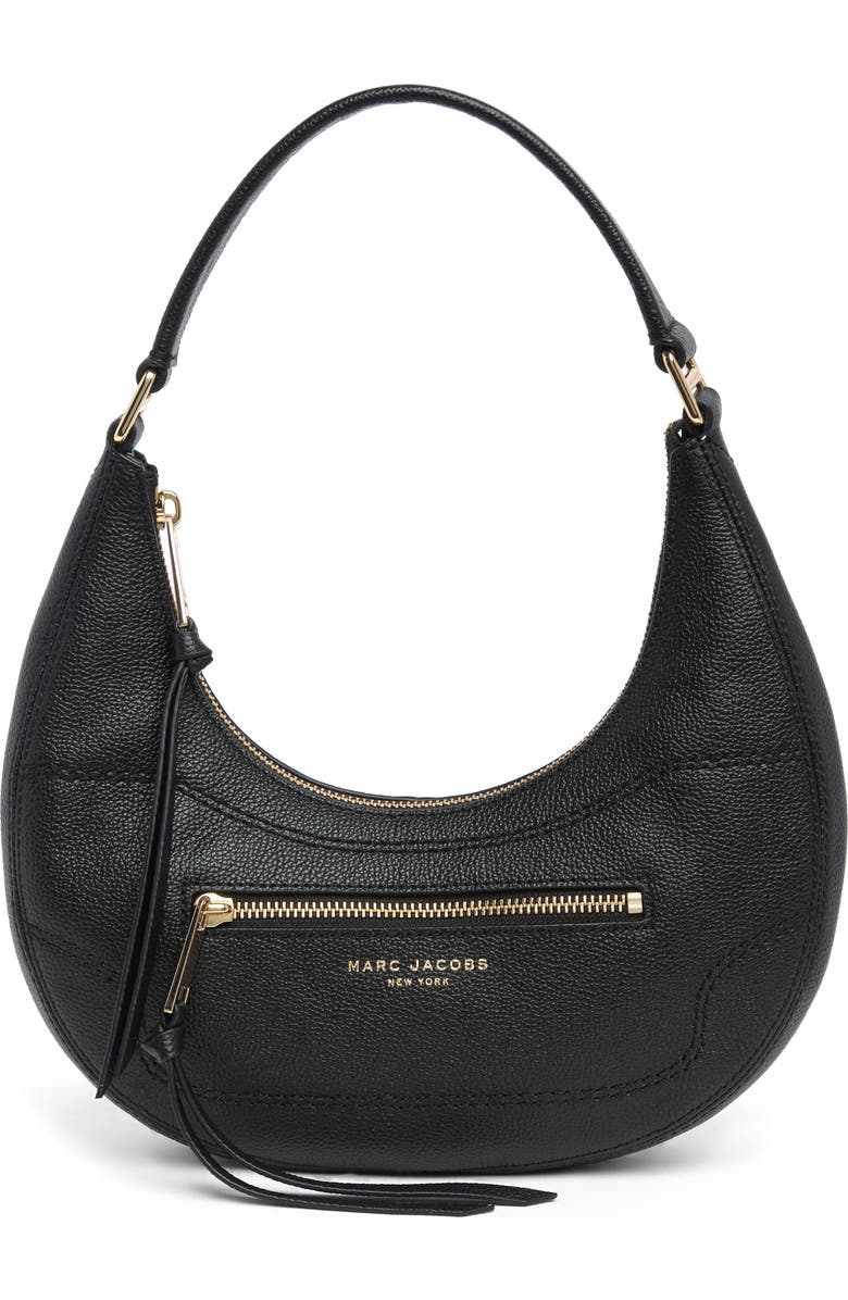 Marc Jacobs Small Leather Crescent Shoulder Bag, Main, color,