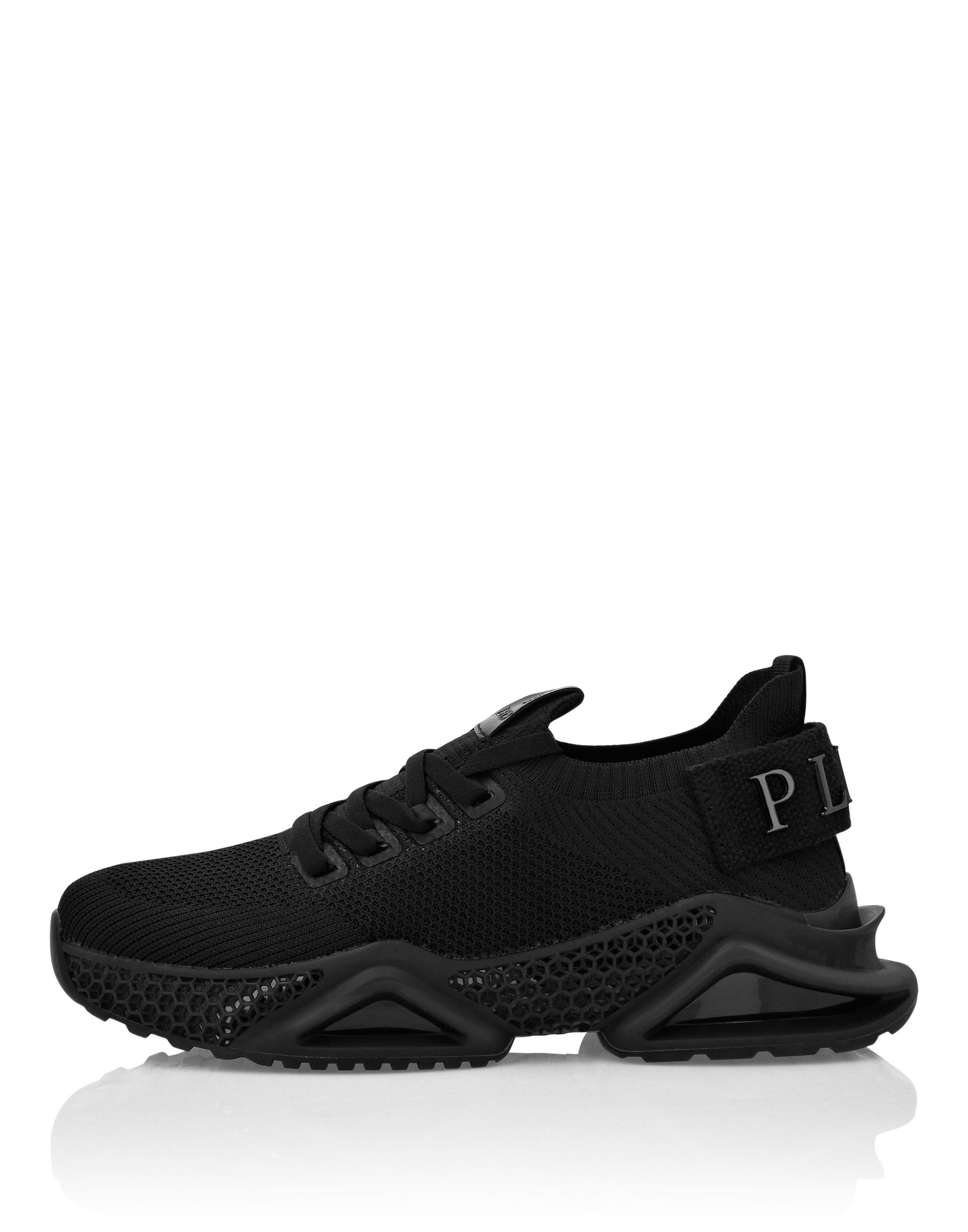Runner Sneaker Iconic Plein Unisex, Alternate, color, black/black