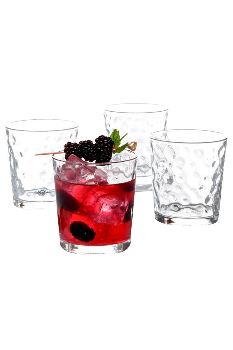 4-Piece 13 oz. Double Old Fashioned Glass Set, Main, color, Clear