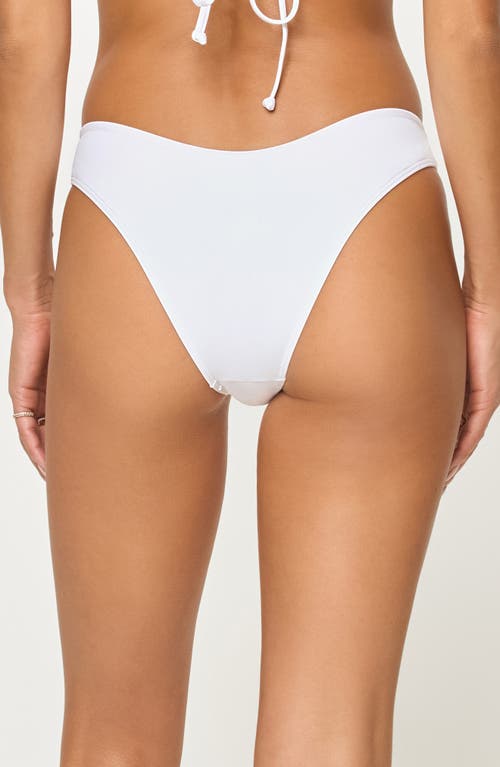 Shop L*space Lspace Rocky Classic Bikini Bottoms In White