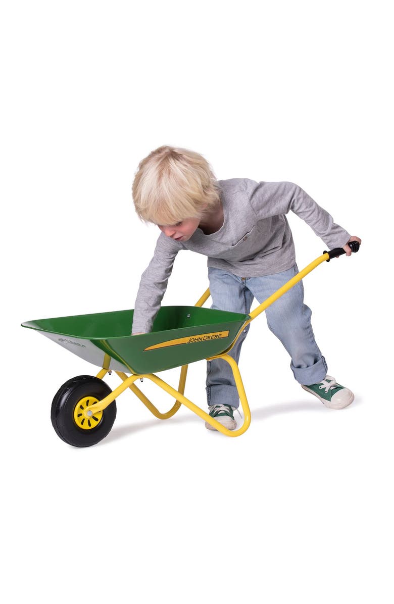 John Deere by rolly Toys John Deere Children's Wheelbarrow, Alternate, color, Green