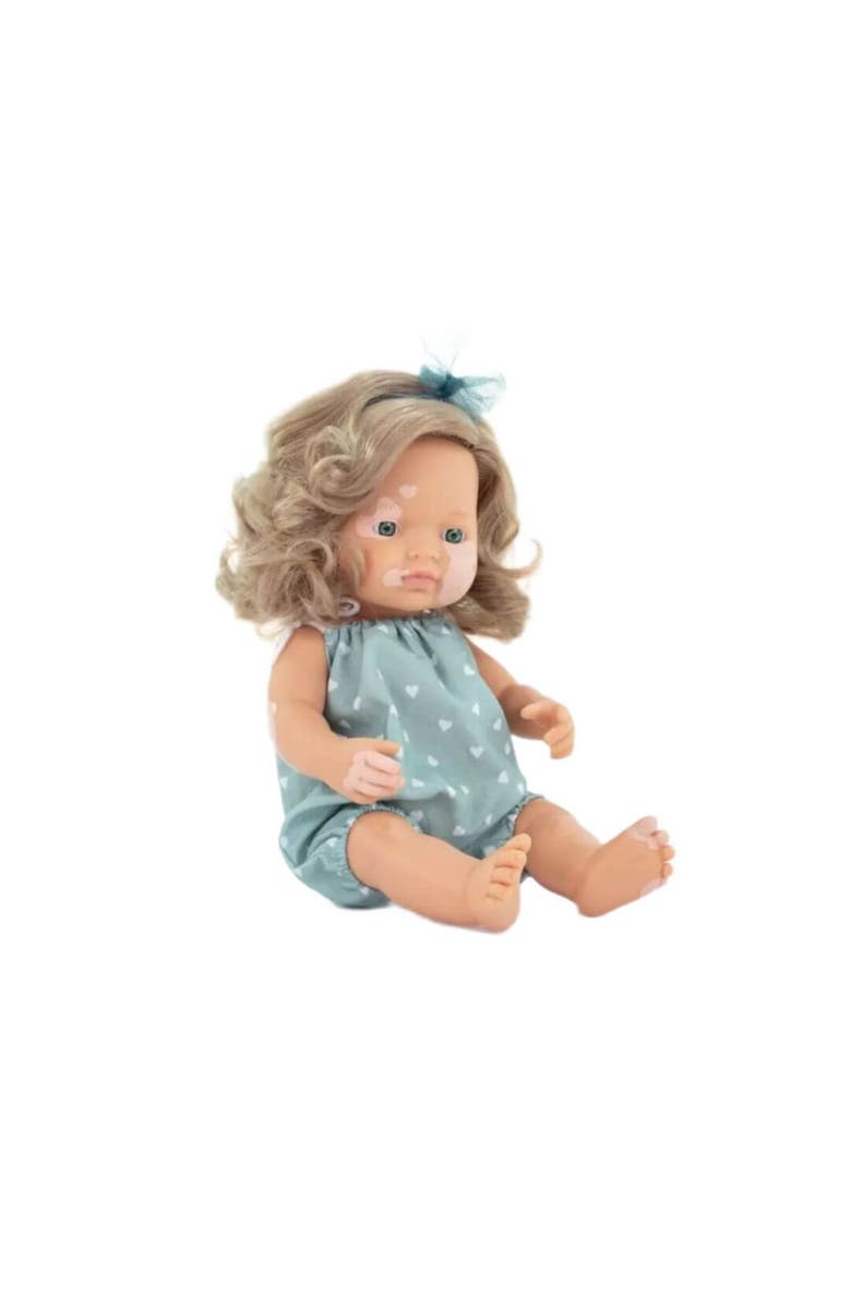 Miniland Baby Doll Caucasian Girl With Vitiligo 15'' (Box) - My Friends & Me, Main, color, Light Skin