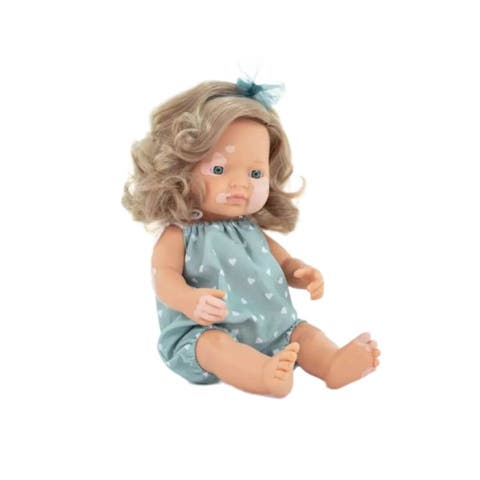 Baby Doll Caucasian Girl With Vitiligo 15'' (Box) - My Friends & Me