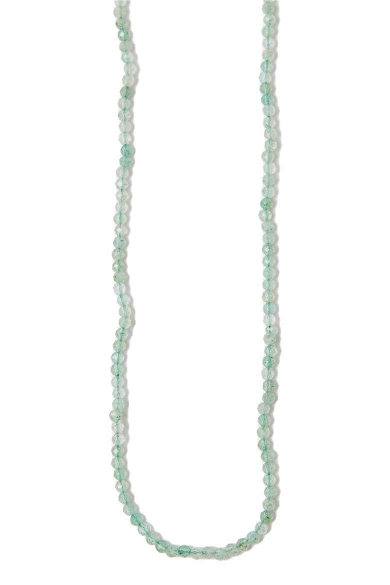 Green Aventurine Beaded Necklace, Main, color, TURQUOISE