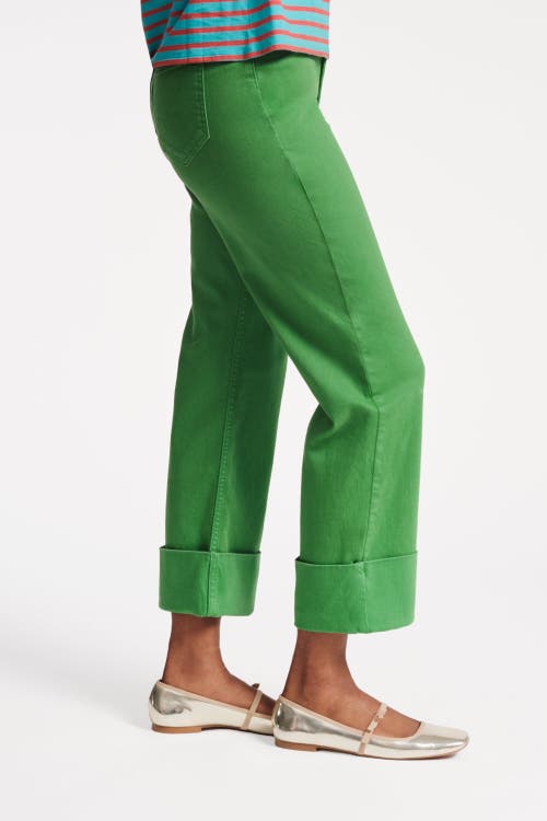 FRANCES VALENTINE FRANCES VALENTINE SMARTY CUFFED JEANS SOLID DENIM 