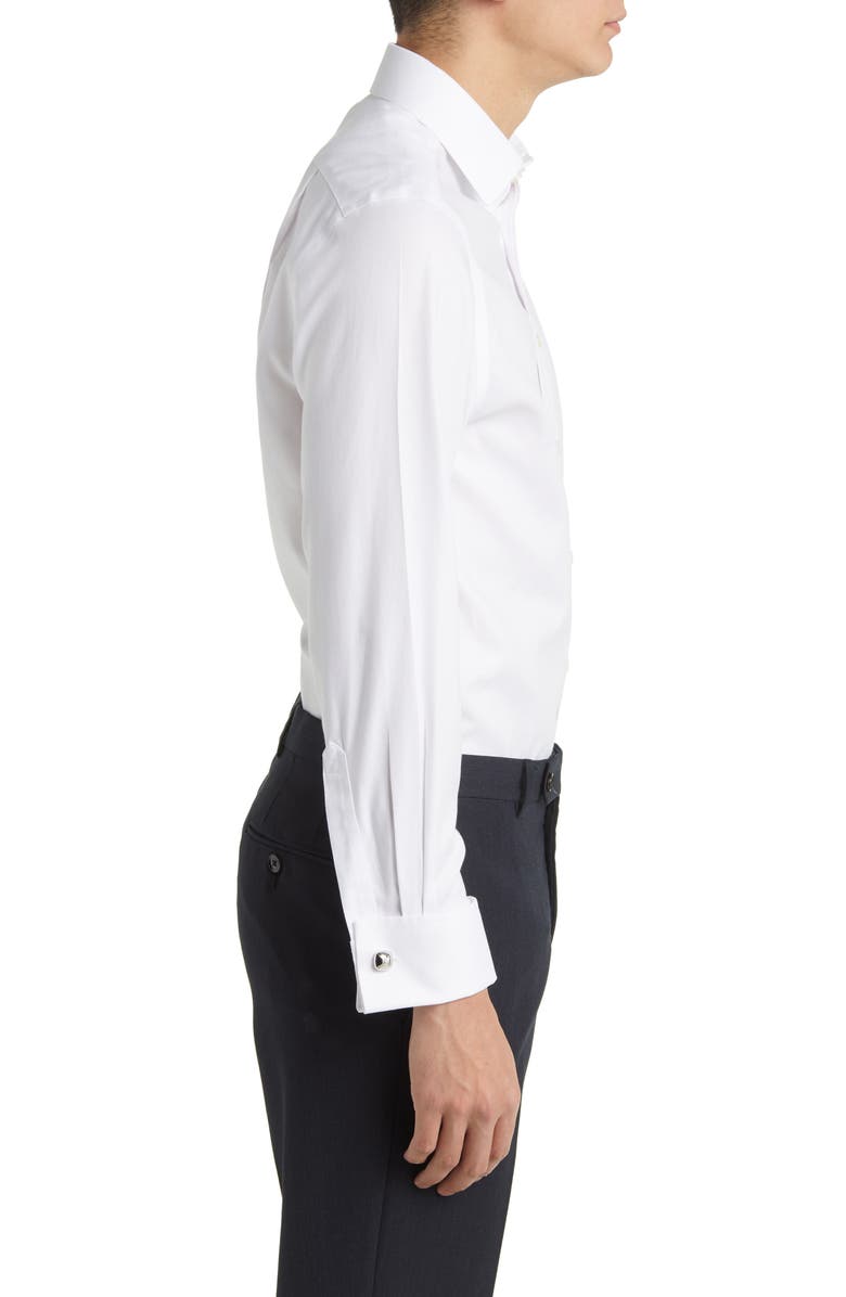 Charles Tyrwhitt Slim Fit Non-Iron Solid Royal Oxford Dress Shirt, Alternate, color, 