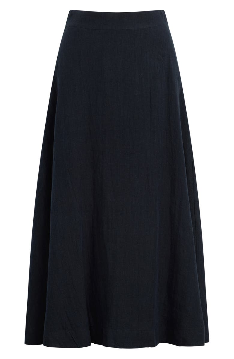 Favorite Daughter There For You Linen Maxi Skirt, Alternate, color, Navy