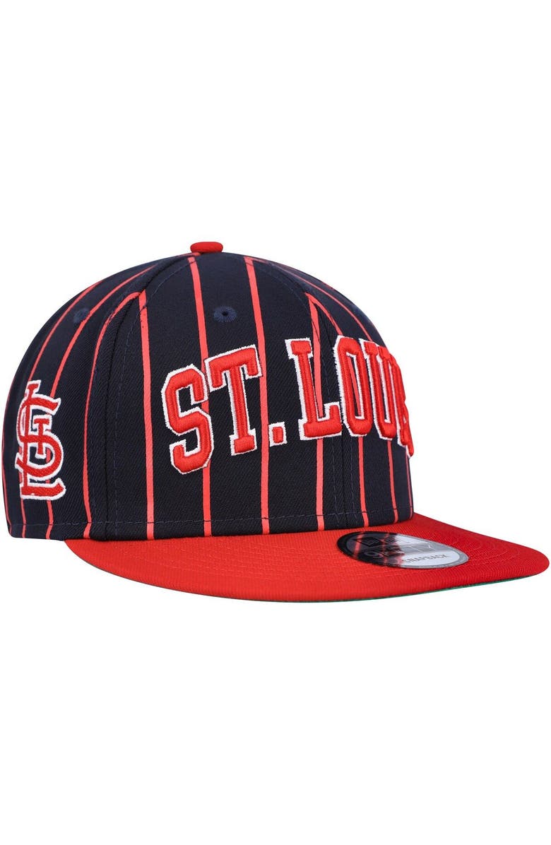 New Era Men's New Era Navy/Red St. Louis Cardinals City Arch 9FIFTY Snapback Hat, Main, color,