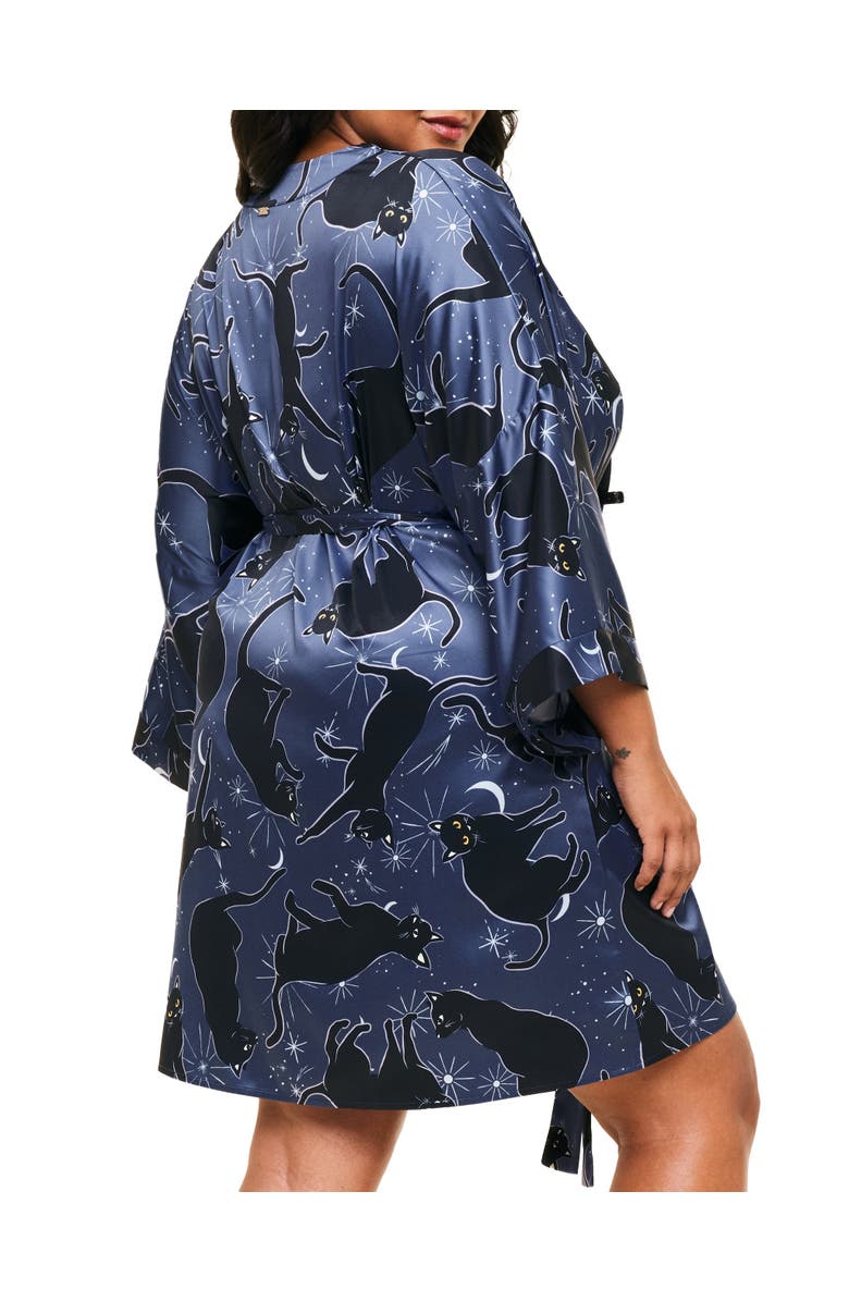 Adore Me Izabella Robe, Alternate, color, Convo Blue