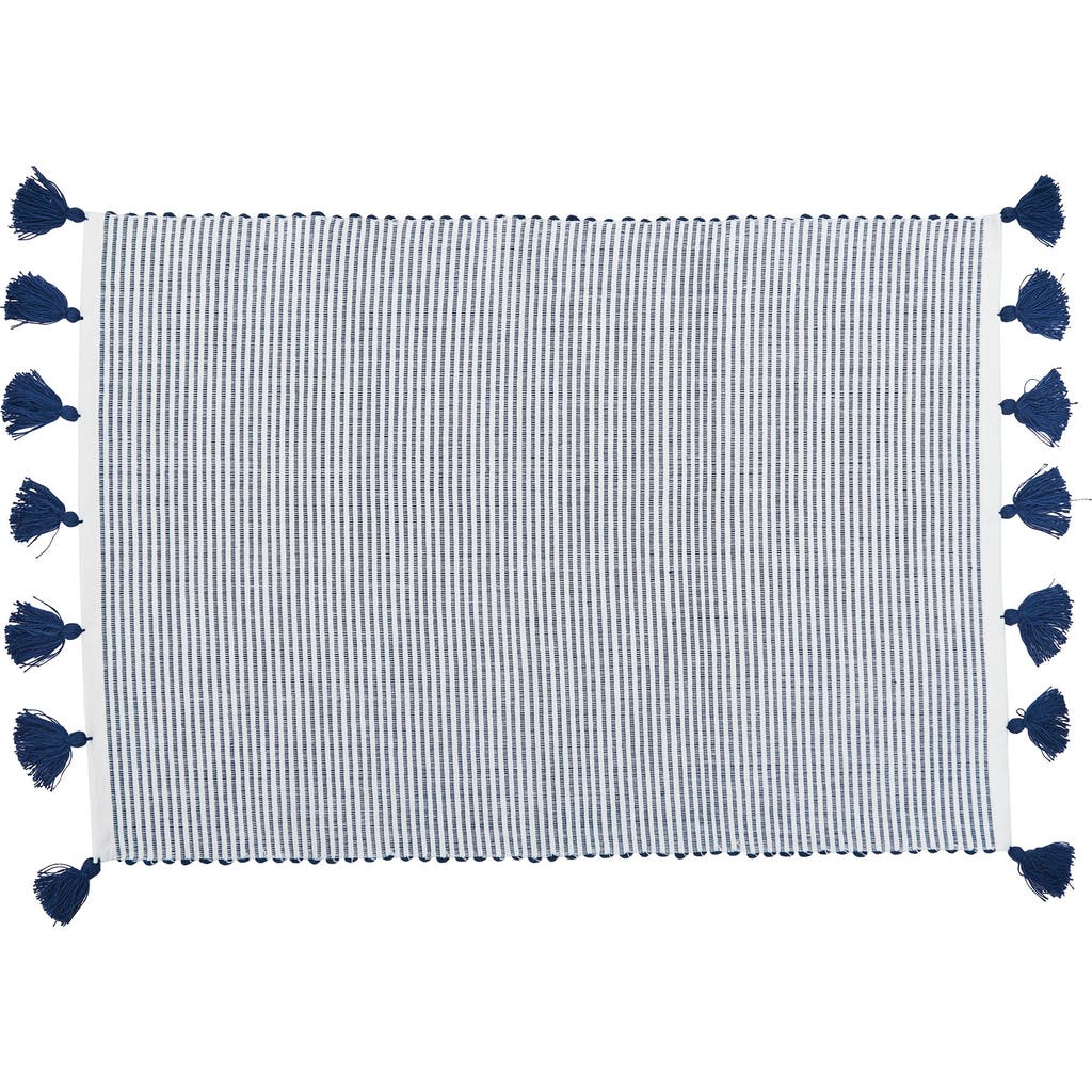 Carol & Frank Brett Placemat Set Of 4 In Blue