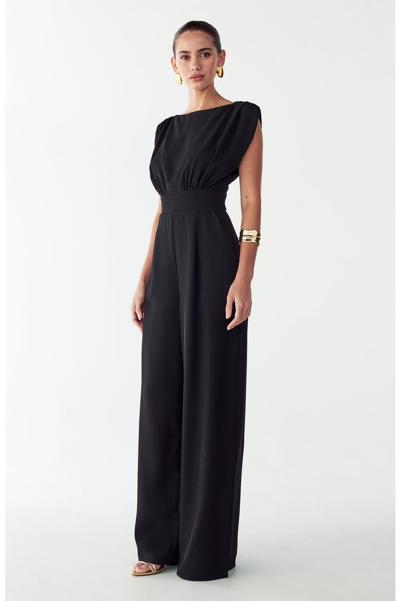 Stella Jumpsuit, Alternate, color, BLACK