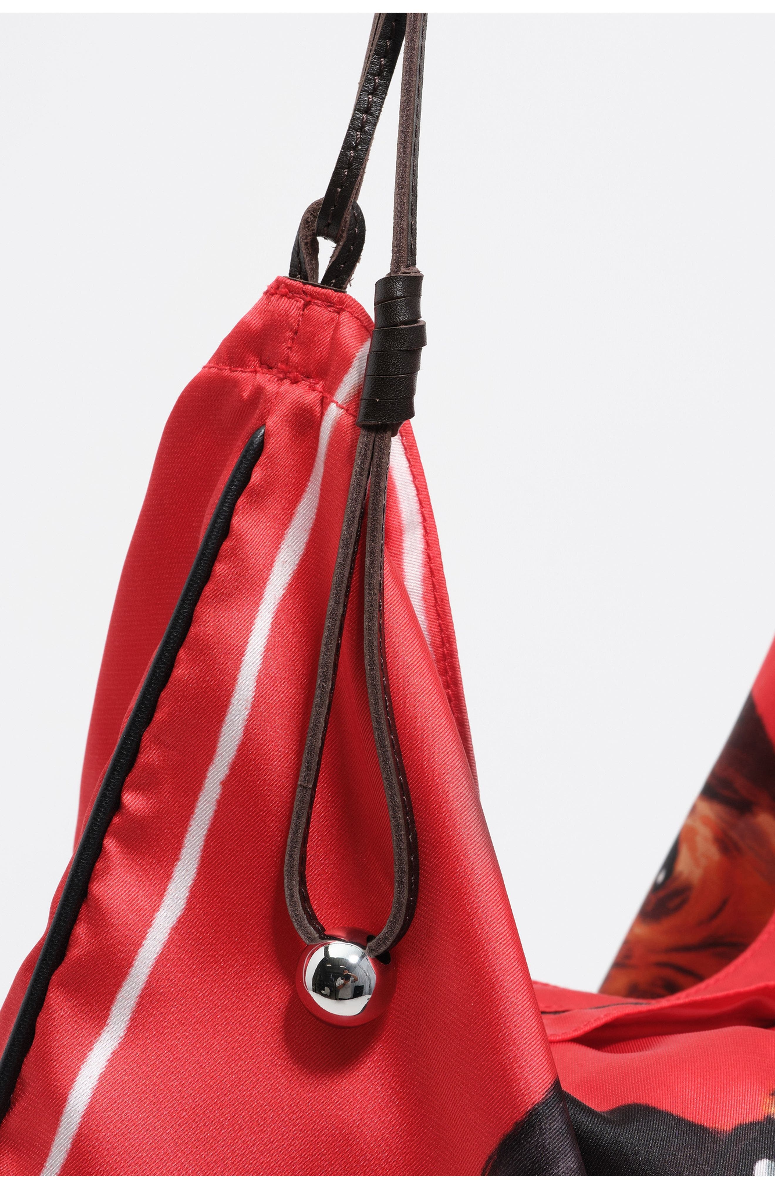 Bimba y Lola Medium Dogs Scarf Bag, Alternate, color, Red