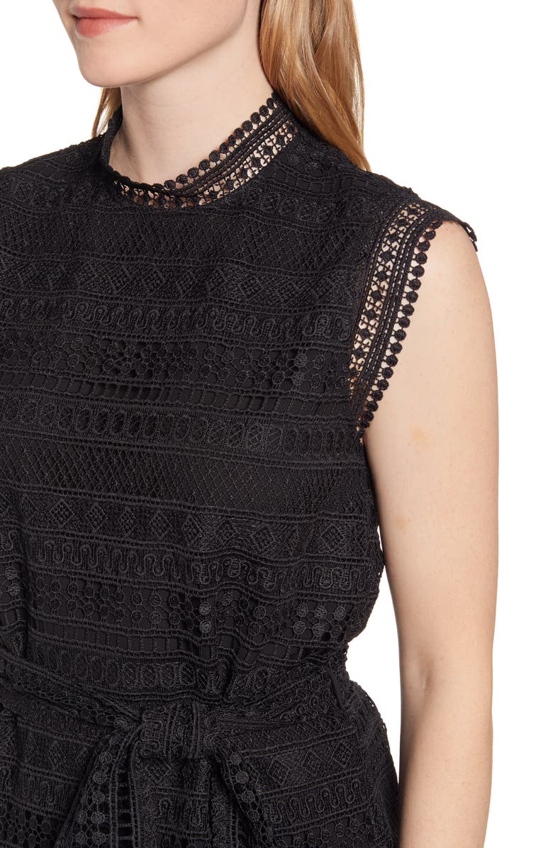 GIBSONLOOK Gibson Belted Lace Top, Alternate, color, 